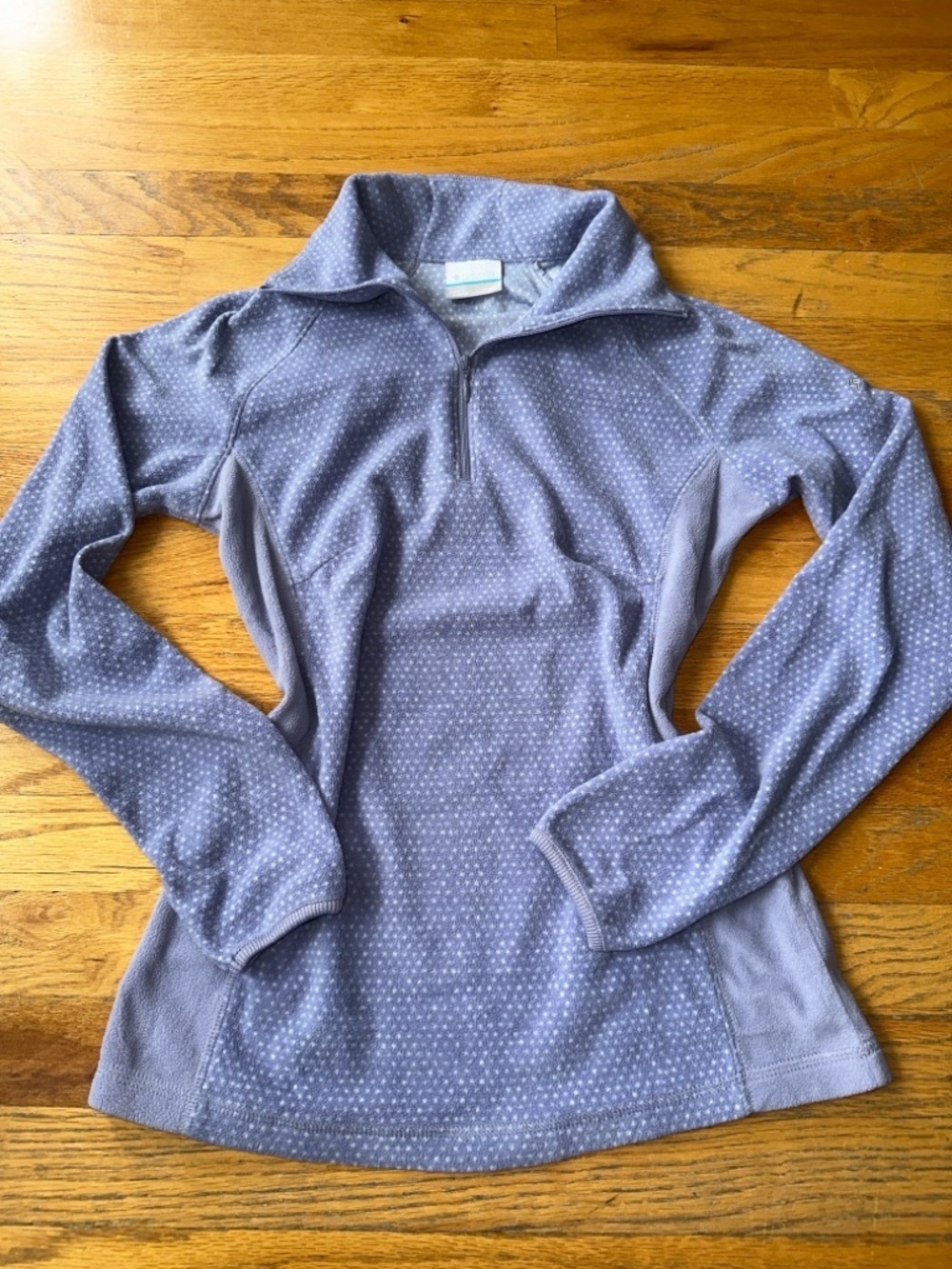 Columbia LIGHT PURPLE Quarter zip-up Sweater